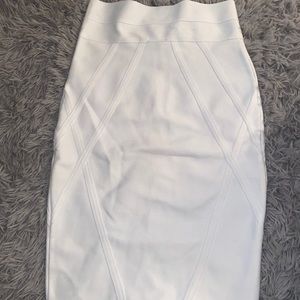 White Pencil Skirt